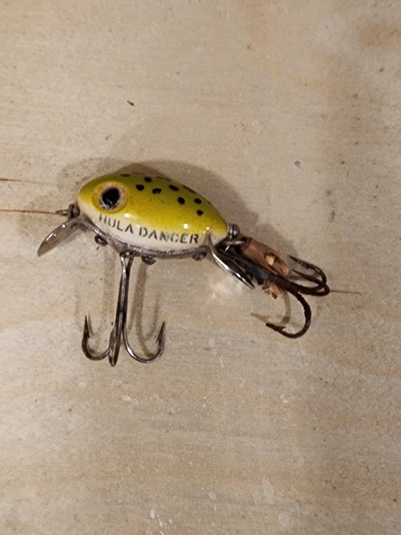 Leurre De Pêche Vintage Fred Arbogast Hula Popper - Annonce Pub Originale 1948