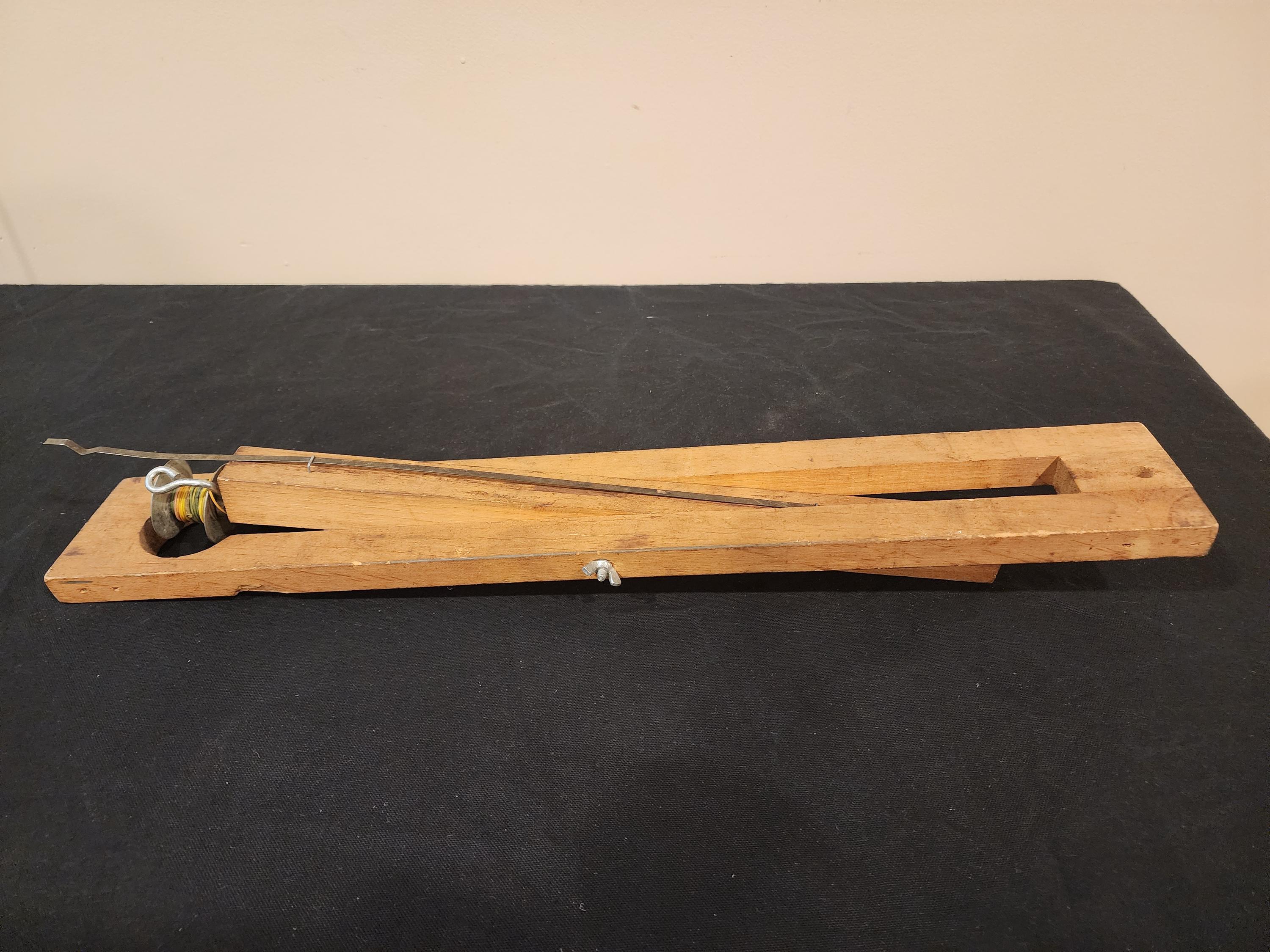 Vintage Ice Fishing Rod: Rustic Wooden Pole - Etsy