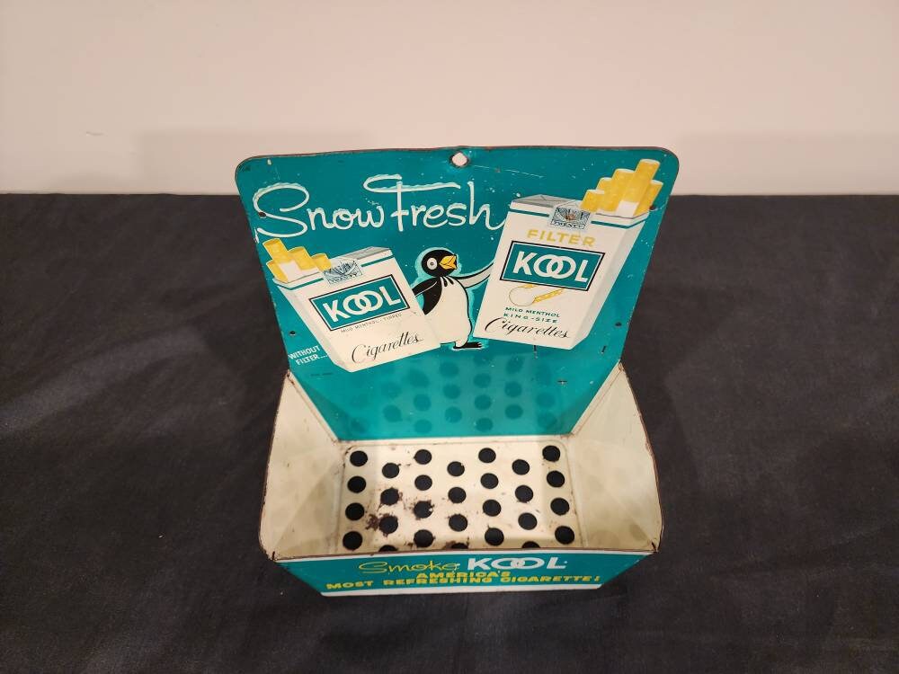 Vintage Kool Cigarettes Metal Display: Iconic Advertising - Etsy