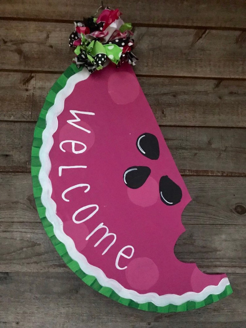 Watermelon Slice Door Hanger
