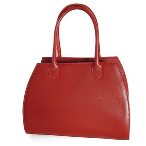 Sac pour femme en cuir véritable avec bandoulière réglable fabriquée à la main en Italie