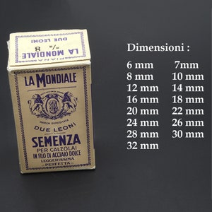 Semenza in filo di acciaio dolce tex per calzolai restauratori tappezzieri