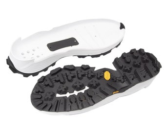 Suola  intera in gomma Vibram Rustle 1314C riparazione calzature  escursionismo