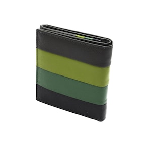 Petit portefeuille homme et femme en cuir véritable, pochette monnaie, porte cartes