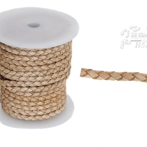 Braided leather cord lace rope braided rope for necklaces bracelets key rings handles thickness 3/4/5 mm
