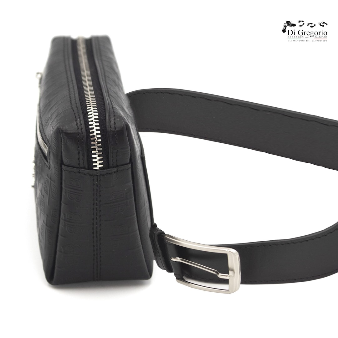 Sac banane, pochette, sac de poignet en cuir pour hommes et femmes