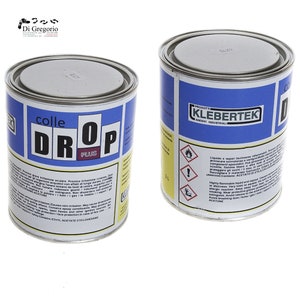 Colla Drop Plus forte presa trasparente per gomma pelle cuoio sintetico plastica