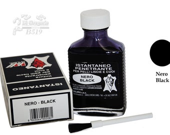 Graff-City Nero D'Inferno - Inchiostro Ad Elevato Potere Colorante Per Tingere Il Cuoio - 250 Ml - Nero, Black, 250 ML - Foto 5