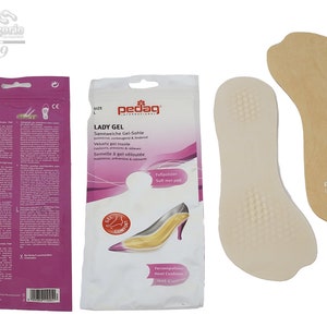 Pedag dunne 3/4 gelkussen binnenzool, handig voor hoge hakken en sandalen