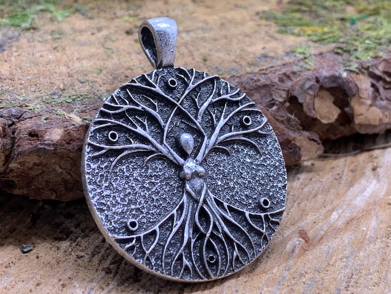 Mother Nature  Goddess tree of life pendant image 0