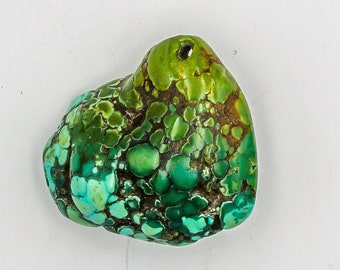 Antique Tibetan Turquoise Bead/Old Tibetan Turquoise Bead