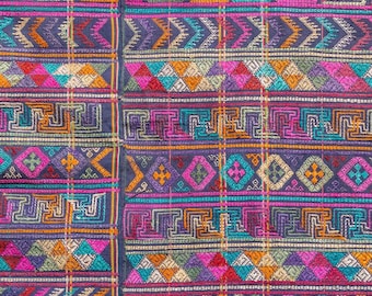 Vintage Bhutanese Blue "Kira"  Woven Textile