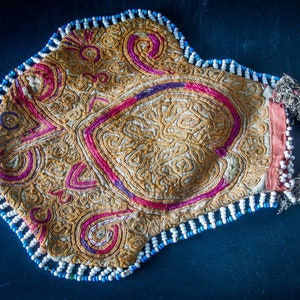 Afghan silk Embroidered bag/Afghan Pashtun Katawaz Embroidered Bag/Antique Afghan Embroidered Bag From Ghazni