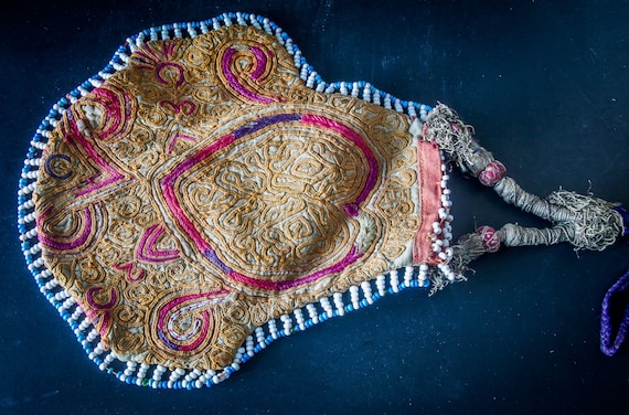 Afghan silk Embroidered bag/Afghan Pashtun Katawaz