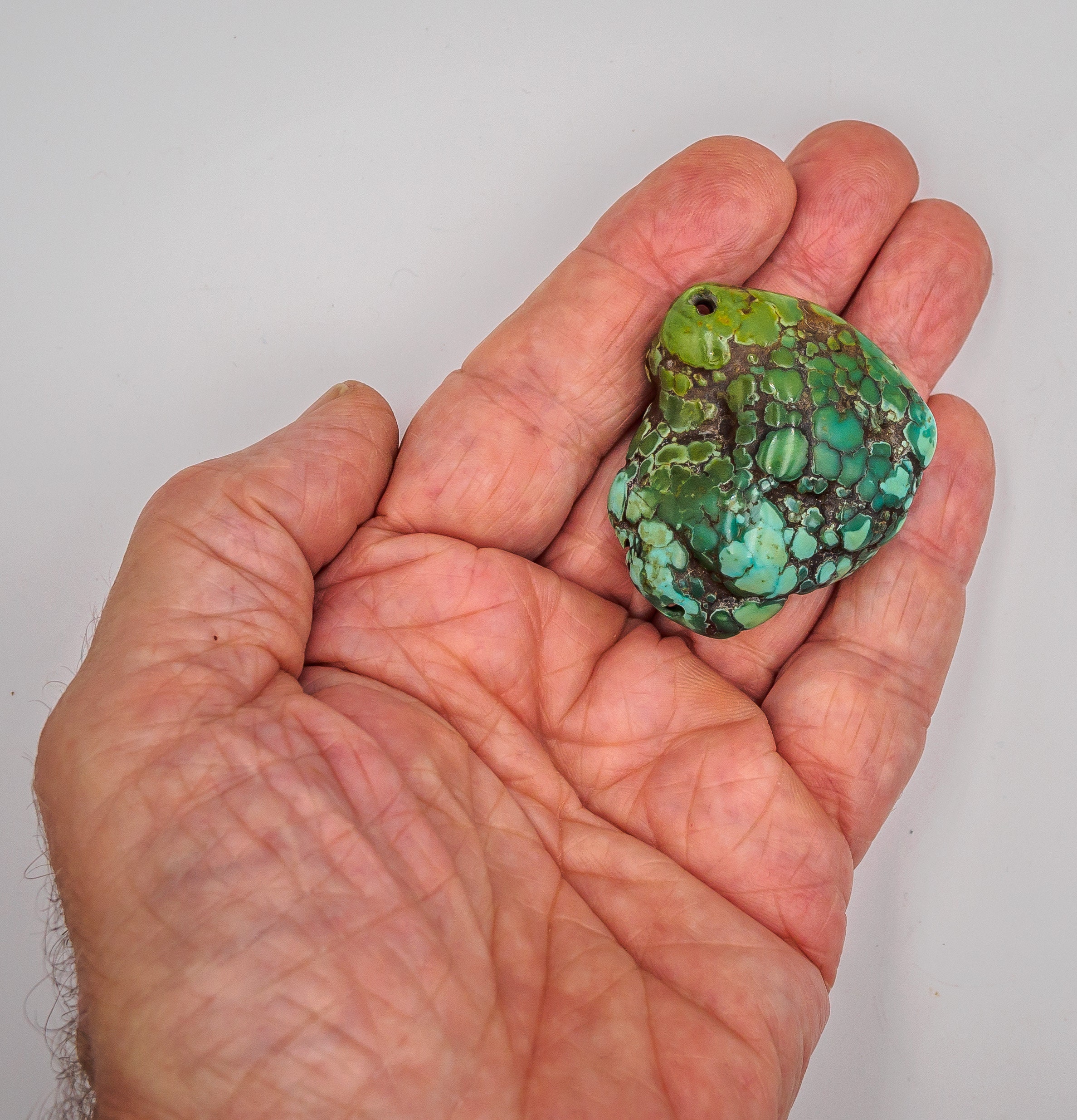 Antique Tibetan Turquoise Bead: Rare Pendant (45mm) - Etsy