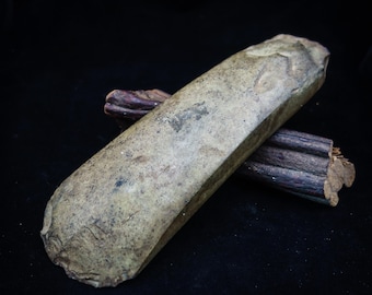 Long Neolithic Laotian Stone Adze/ Ancient Stone Farming Tool From Laos