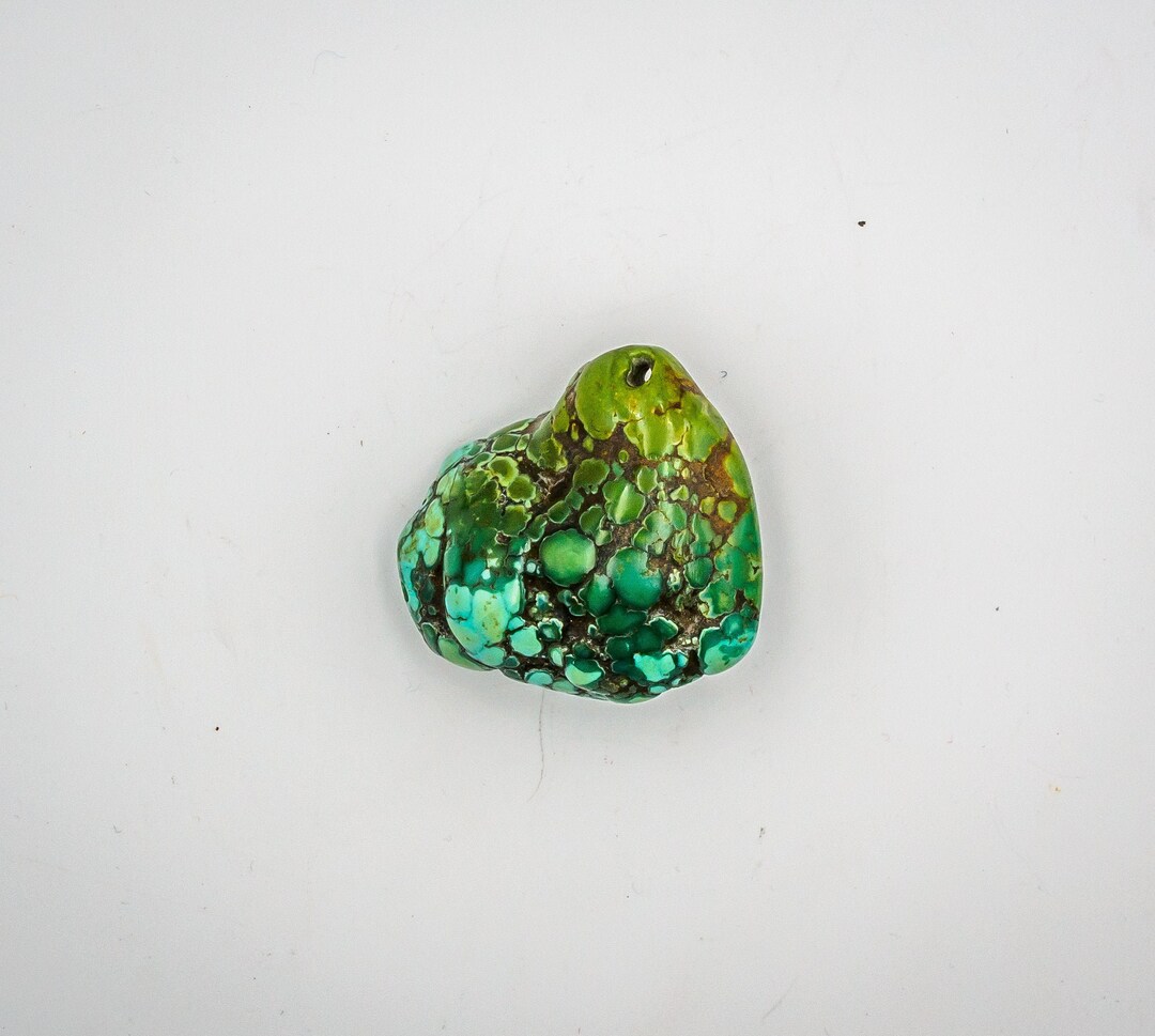 Antique Tibetan Turquoise Bead: Rare Pendant (45mm) - Etsy
