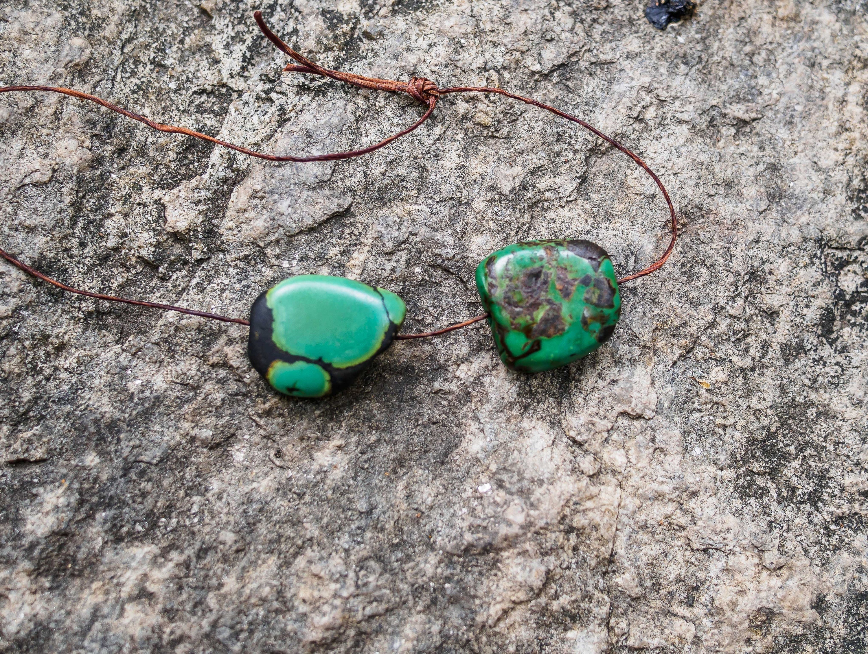 A Pair of Antique Tibetan Turquoise Beads two Tibetan Turquoise Beads Etsy UK