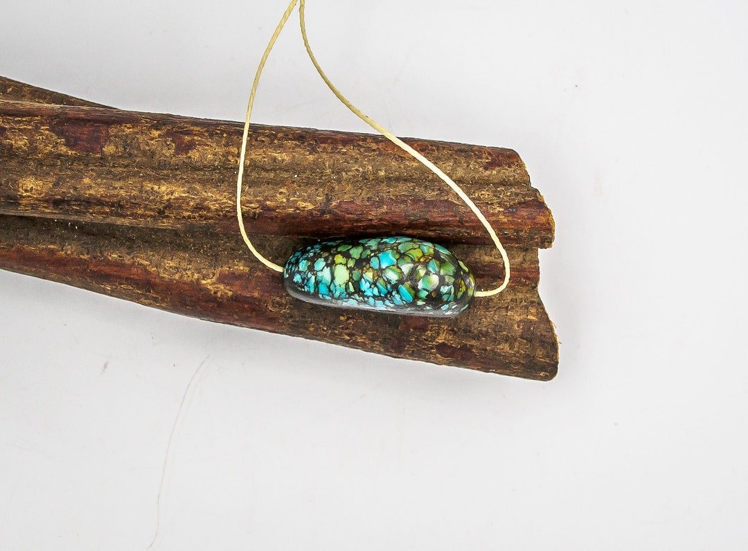 アンティークチベットターコイズビーズ：希少で本物 - Etsy 日本