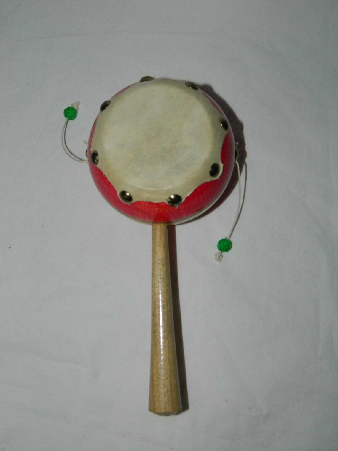Vintage Handcrafted Hand Held Spin Drum Leather Hand Drum Etsy