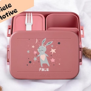 Mepal lunch box with name, lunch box children personalized, bento box, lunch box with compartments, lunch box girls, lunch box with name, school enrollment
