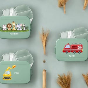 Lunch box for children personalized, lunch box Mepal Midi, lunch box with name, gift for school child, kindergarten, bento box with compartments, lunch box