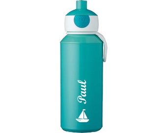 Mepal Trinkflasche mit Wunschmotiv, Name und Farbe personalisieren für Kita und Schule, auslaufsicher, Wasserflasche für Kinder, Geschenk