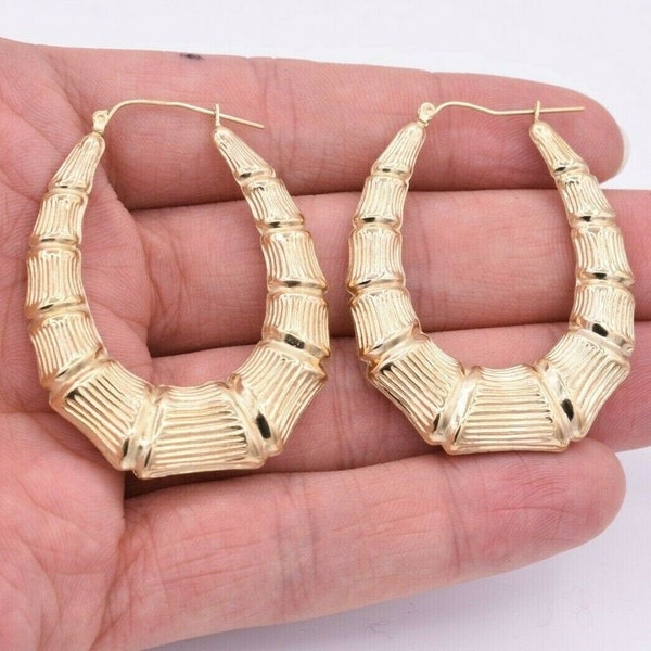 Bamboo Earrings Etsy