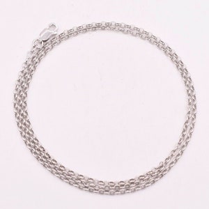 2mm Round Rolo Chain Necklace Real Solid 925 Sterling Silver ALL SIZES