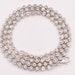 4mm Diamond Cut Moon Cut Ball Bead Chain Necklace 14K Yellow Gold