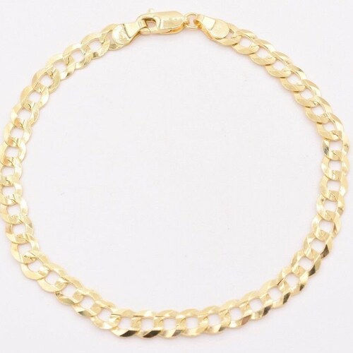 6mm Mens Curb Miami Curb Cuban Bracelet 
