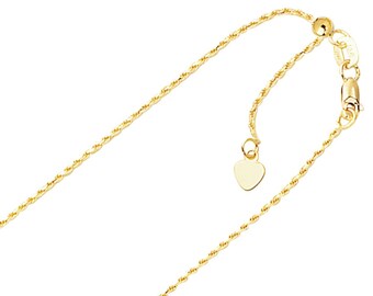 Leslie's Real 10kt Yellow Gold 1.5mm Diamond-Cut Lightweight Rope Chain; 24 inch Leslie's Real 10kt Yellow Gold 1.5mm Diamond-Cut Lightweight Rope Chain; 24 inch
