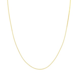 1.1 mm Mariner Gliederkettenhalskette Echtes 14K Gelbgold