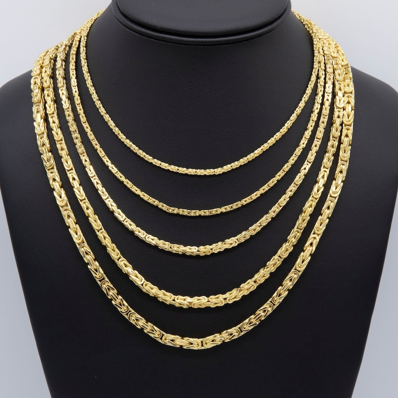 14k gold tie chain
