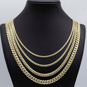 Cuban Link Necklace 14K Solid Gold 6mm Miami Cuban Link Cuban Link Chain Necklace 16 18 Cuban Chain Holiday Gift Gift for Her Etsy Australia