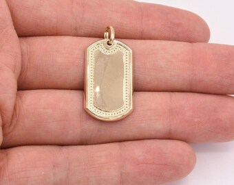 Mother\\u2019s Day Gift Gold Tag Pendant 
