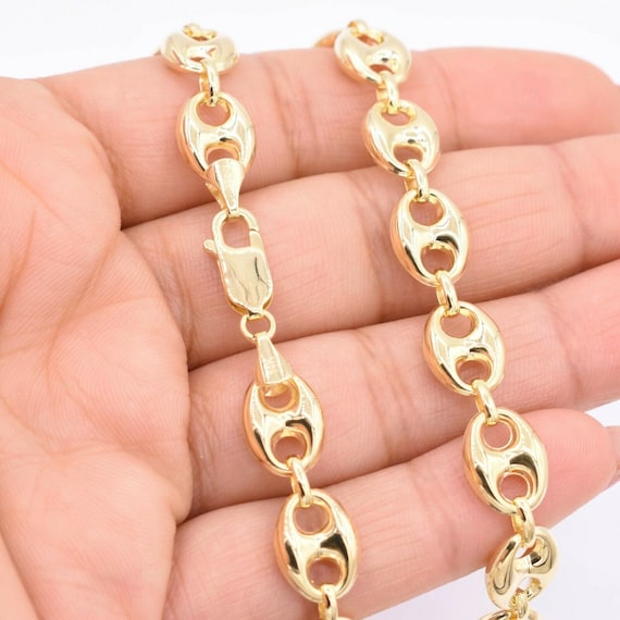 9mm Puffed Mariner Chain With Lobster 