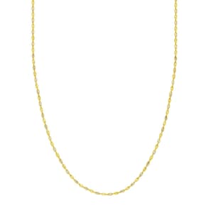 Colar de corrente bicolor Dorica de 2,1 mm, sólido real, 14K, todo em ouro branco amarelo, SÓLIDO