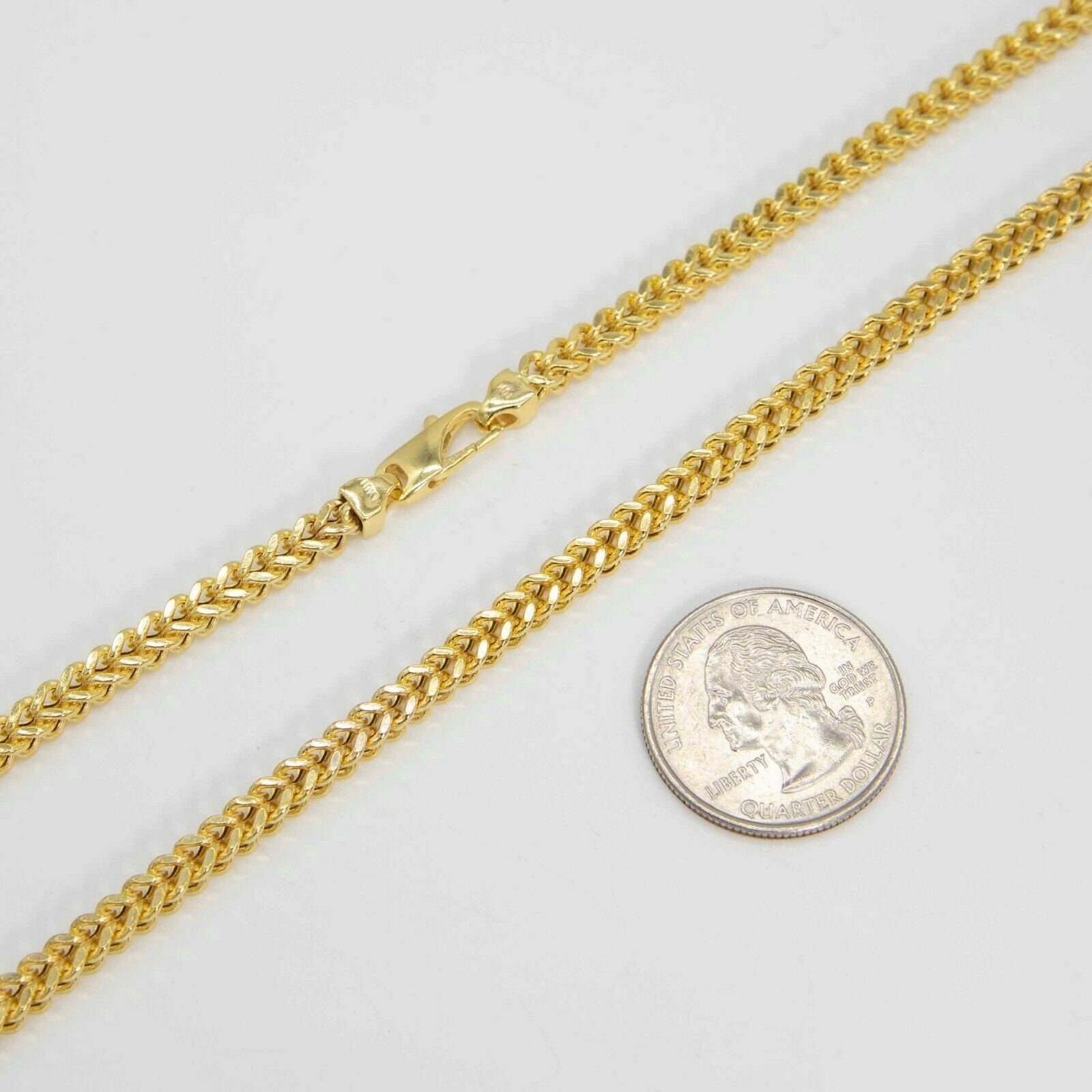 Catena Oro Giallo 10K A Spiga Regolabile - 55,9 Cm, Larghezza 1,0 Mm, 2,3 Gr