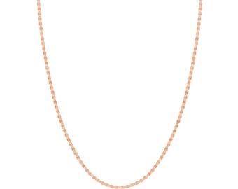 2.7mm Valentino Chain Bracelet Real 14K Rose Gold
