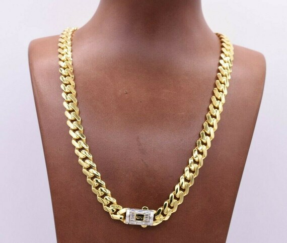 Monaco chain 10k real on sale gold