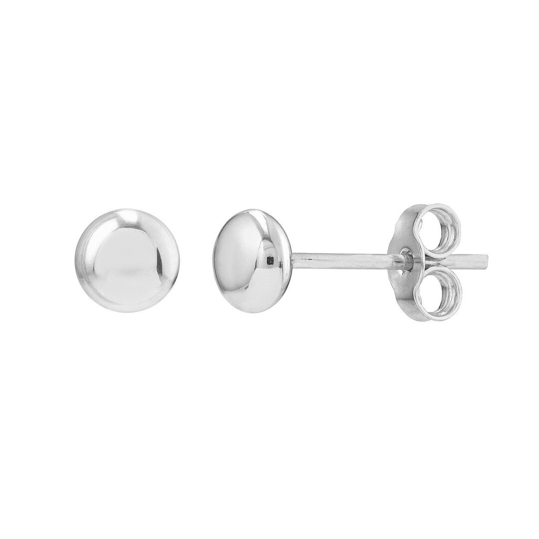Suchergebnis Auf Für: Ohrstecker Rund Flach - Silber