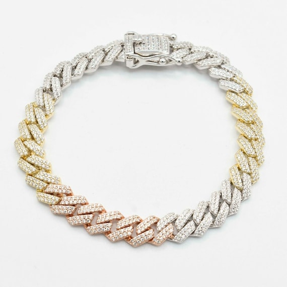Men's 8.5" Stainless Steel 10mm Cuban Link Bracelet - Gold Plated With Buckle Clasp, Includes Box - View #9