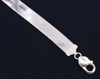 Collana Catena Spina Di Aringa Argento Sterling 925 10,4 - Foto 11