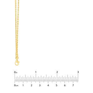 Adjustable Valentino and Hammered Forzentina Chain Necklace Real 14K Yellow Gold image 6