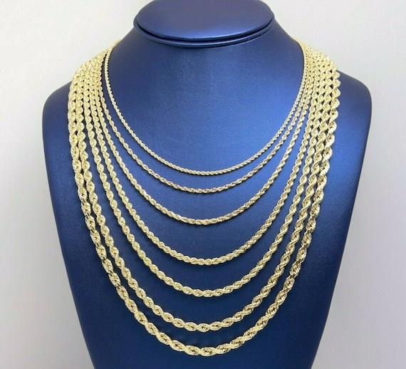 10Kイエローゴールドロープネックレス51cm×3mm Amazon | Nuragold 10K イエローゴールド 3mm ダイヤモンドカット