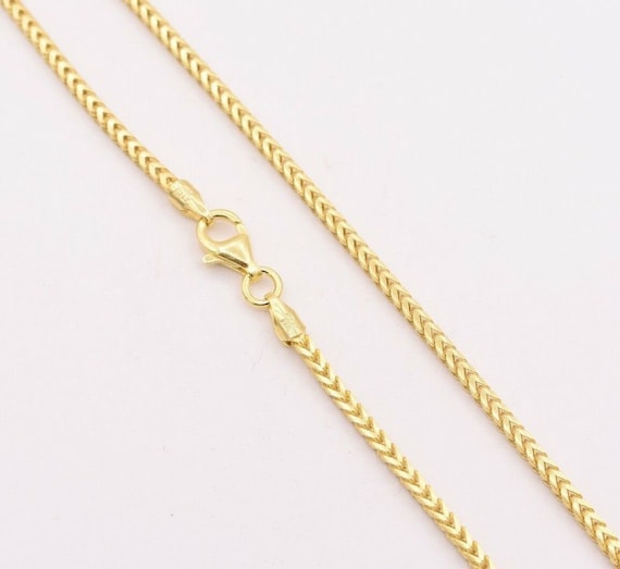 10KT Gold 8MM 30 Solid Franco Necklace VJ Diamond Orlando