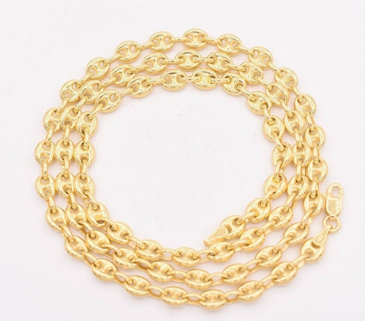 4.7mm Puffed Mariner Chain Necklace 