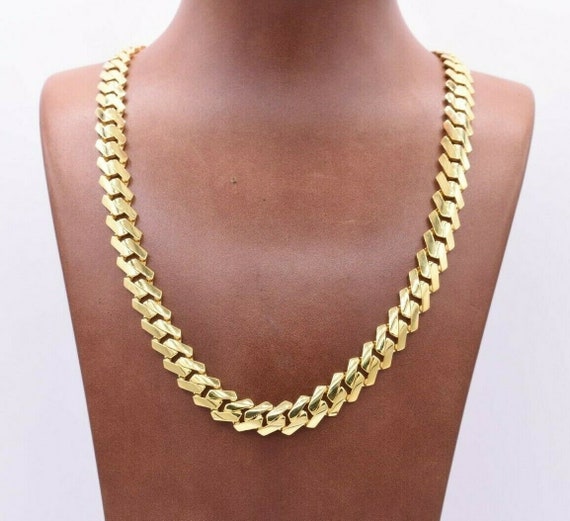 10mm Edge Miami Cuban Link Monaco Chain 