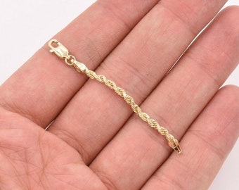 2.5mm Diamond Cut Rope Chain Extender 